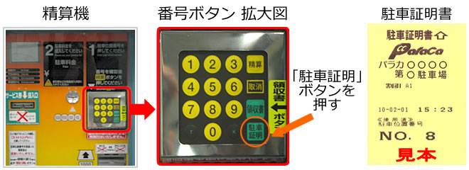 提携駐車場「パラカコインパーキング」ご利用方法
